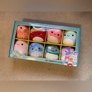 Set of 8 Squishmallows Indie Orzella Fabiola Samir Gordon Nabila Archie Livvy